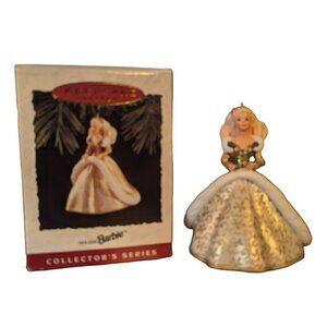 1994 Holiday Barbie Christmas Ornament NIB Hallmark Keepsake 2 in Series Mattel